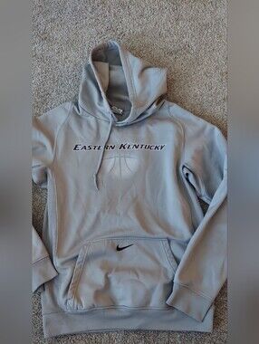 Nike Light Gray Eastern Kentucky Basketball Hoodie